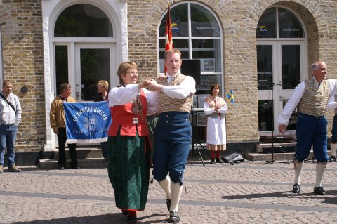 Nordmænd giver opvisning på torvet i Varde 2009